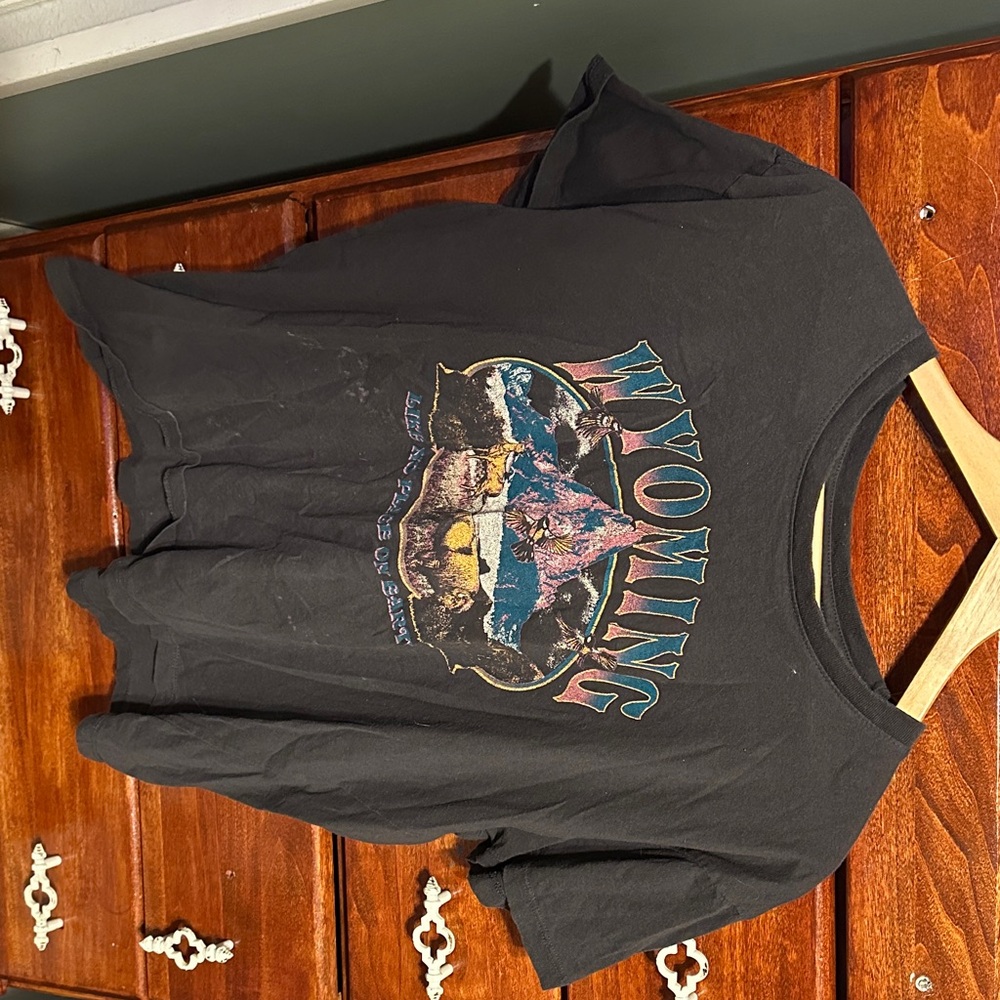 Mighty Fine Black Graphic Tee
